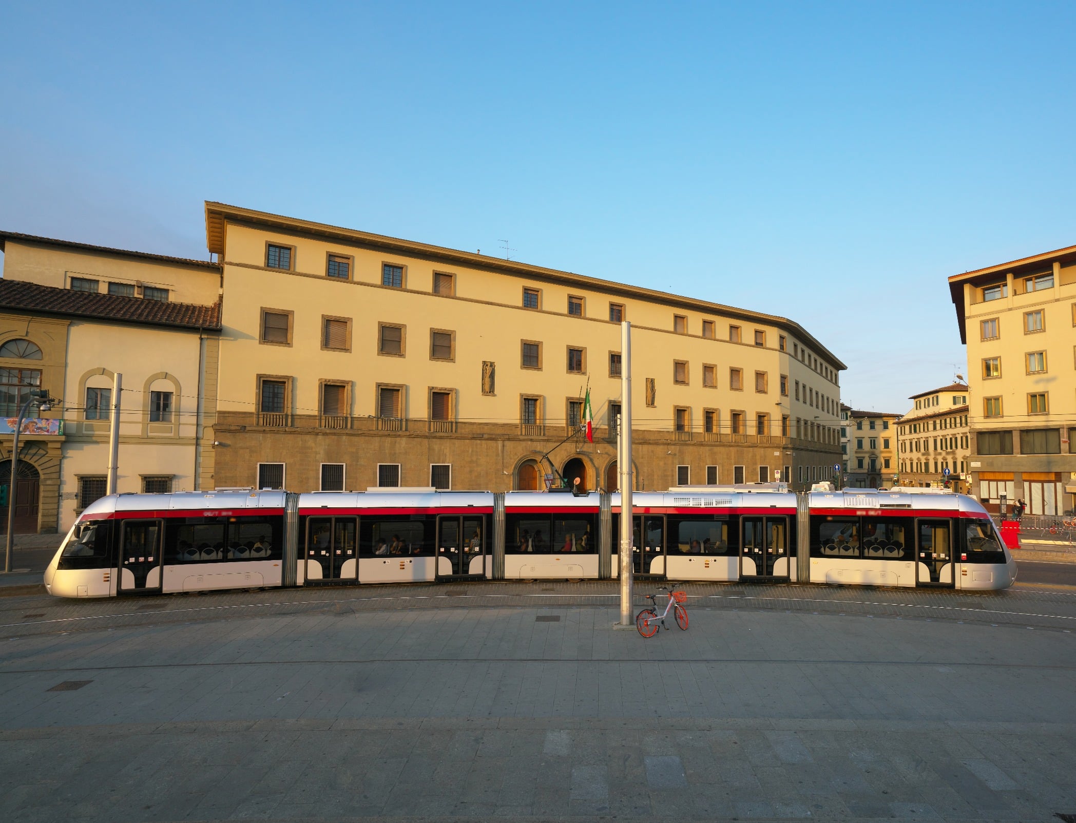 tranvía en Florencia
