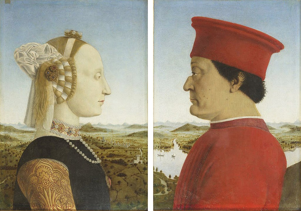 díptico del duque de urbino