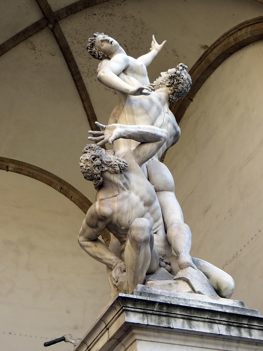 rapto sabinas loggia dei lanzi