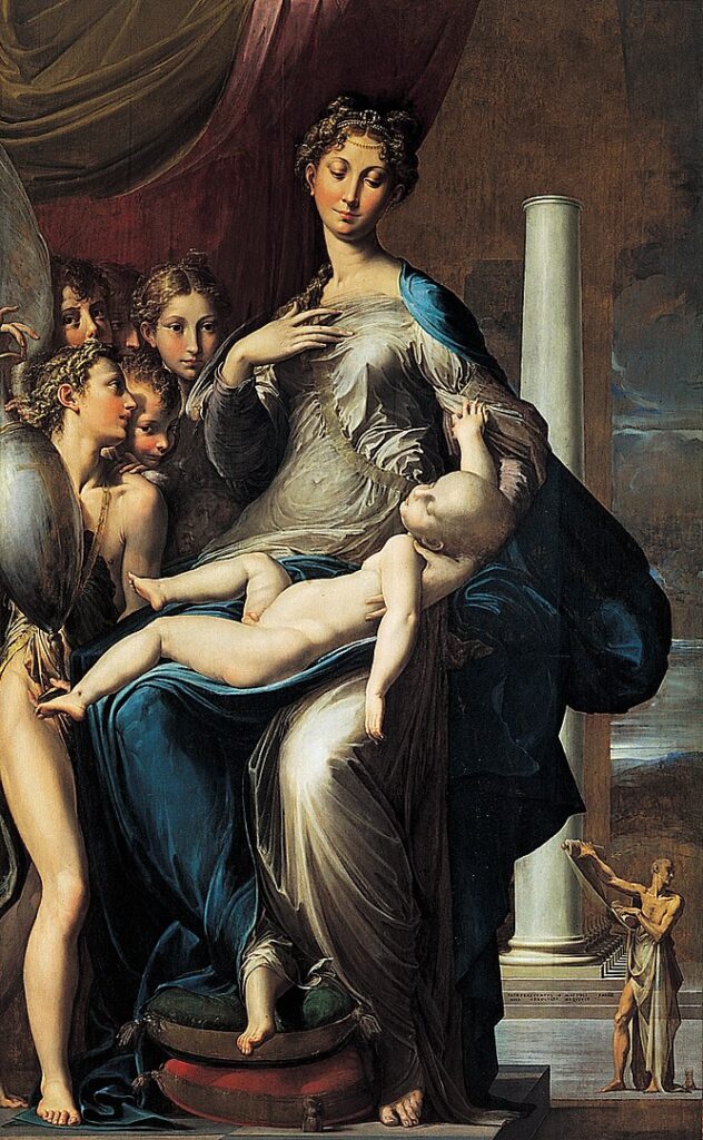 virgen del cuello largo
