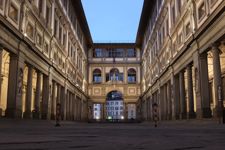 visita galería de los Uffizi