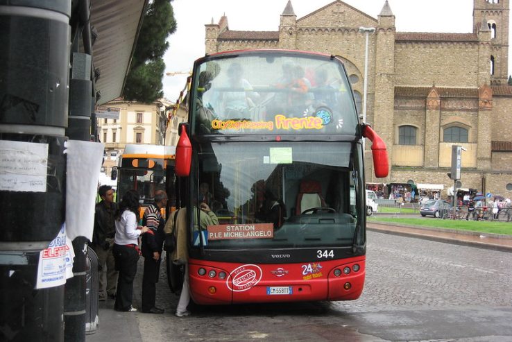 autobus en Florencia