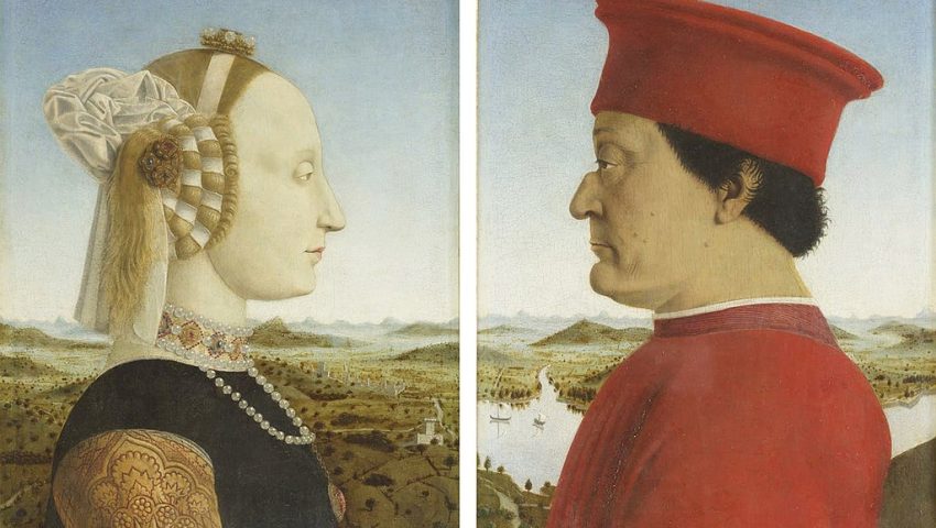 díptico del duque de urbino