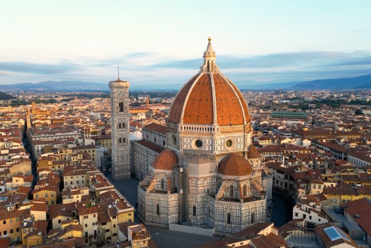 Aerial,View,Of,Florence,Cathedral,(duomo,Di,Firenze),,Cathedral,Of
