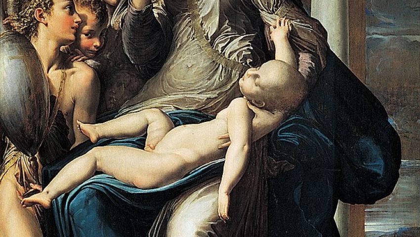 virgen del cuello largo